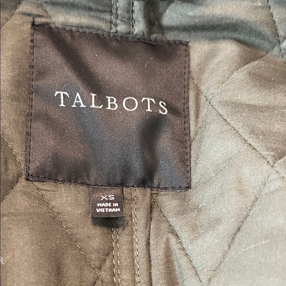 Talbots Quilted Green Jacket - image 3